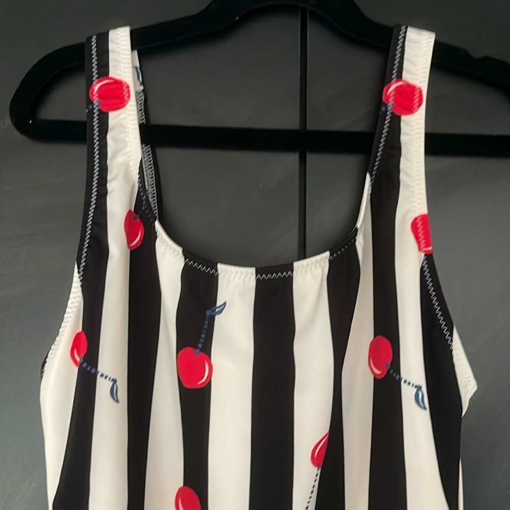 Solid & Striped Swimsuit - Picture 2 of 6